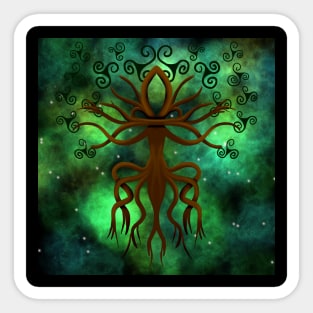 Yggdrasil with Triquetra Sticker